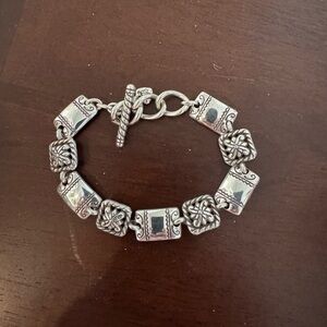 Brighton retired Silver squares Bracelet